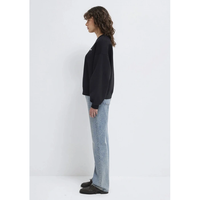 Mavi 1s10490 0 Yaka Kadin Sweat - Siyah