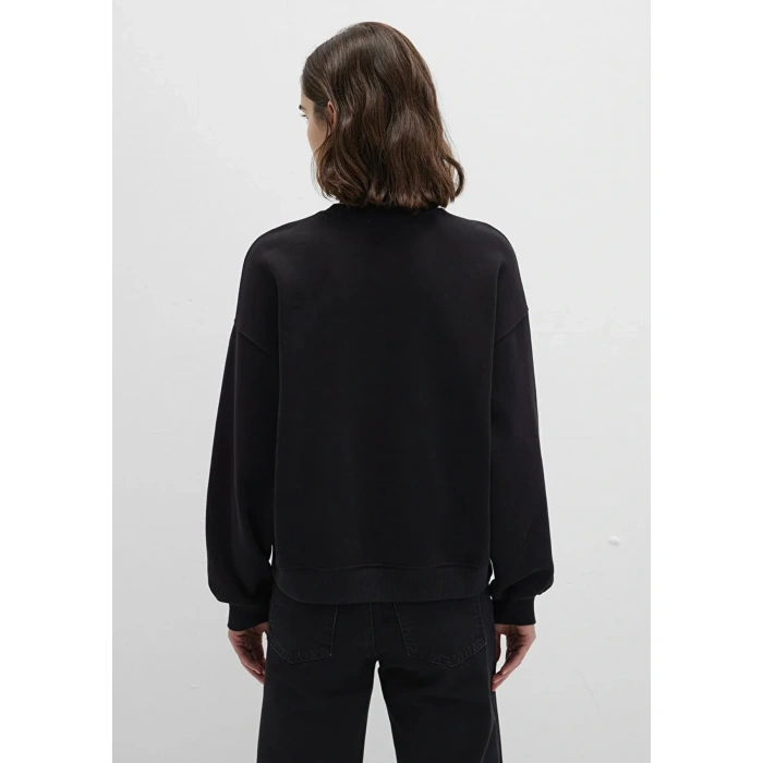 Mavi 1s10490 0 Yaka Kadin Sweat - Siyah