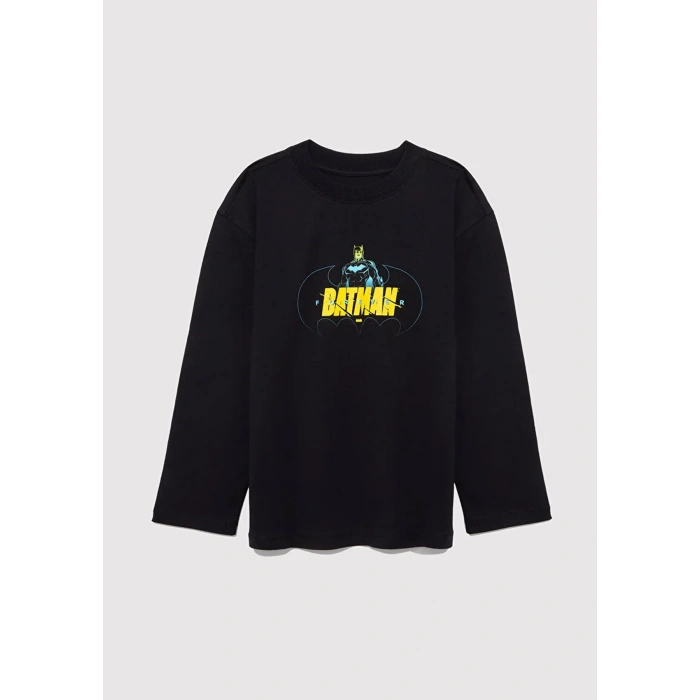 Mavi 6610294 0 Yaka Erkek Cocuk Tshirt - Siyah