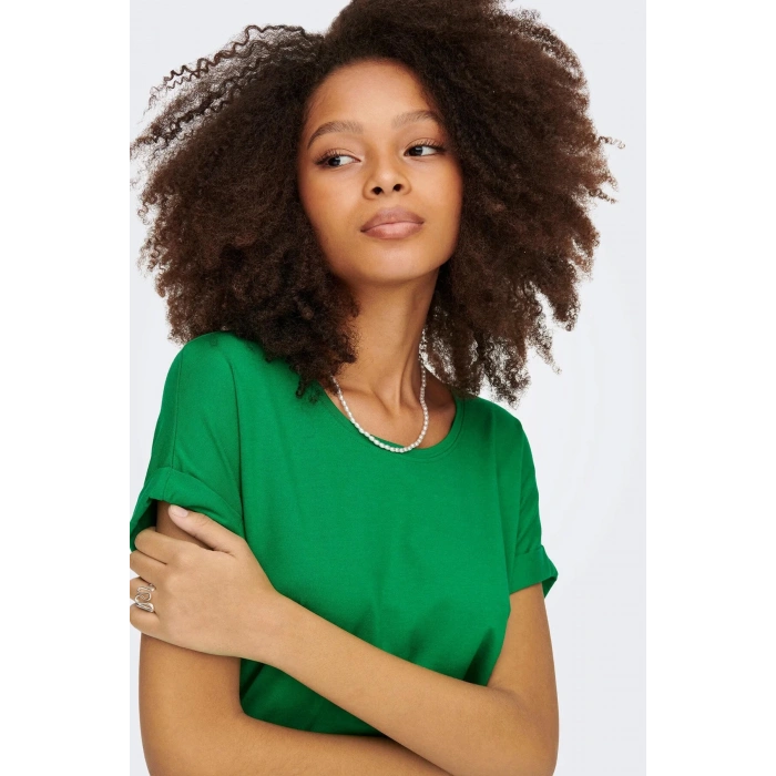 Only 15106662 Genis Yaka Kol Katlamali Kadın Body - Cimen Yesil