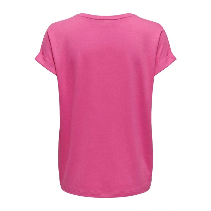 Only 15106662 Genis Yaka Kol Katlamali Kadın Body - Fusya