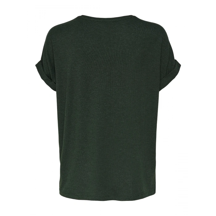 Only 15106662 Genis Yaka Kol Katlamali Kadın Body - Koyu Haki