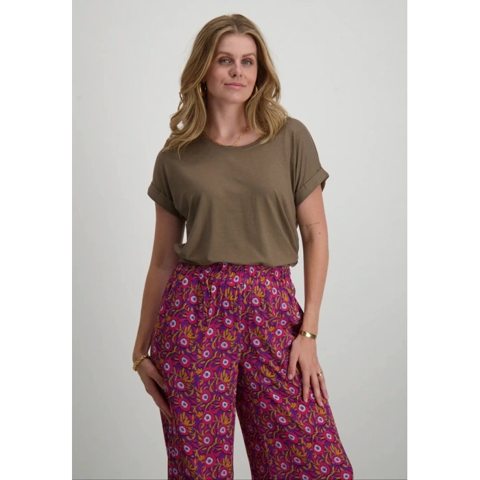 Only 15106662 Genis Yaka Kol Katlamali Kadin Body - Sutlu Kahve