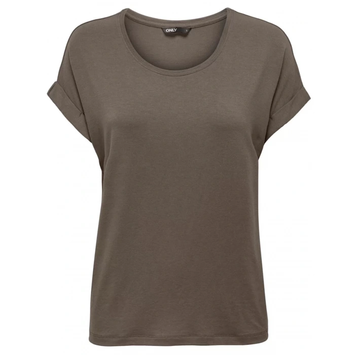 Only 15106662 Genis Yaka Kol Katlamali Kadin Body - Sutlu Kahve