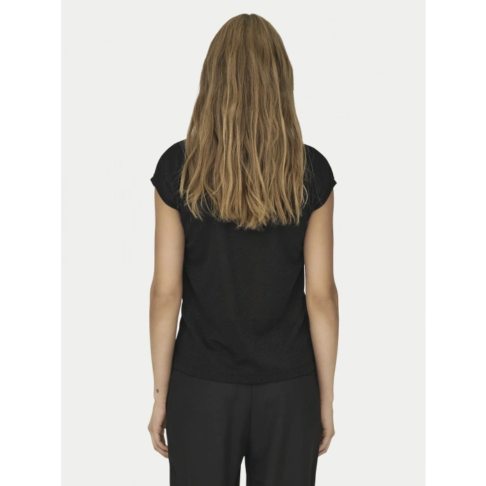 Only 15136069 V Yaka Kolsuz Kadin Body - Siyah