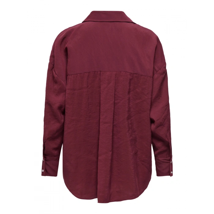 Only 15272523 Kadin Gomlek - Bordo