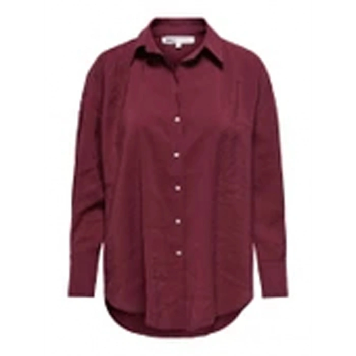Only 15272523 Kadin Gomlek - Bordo