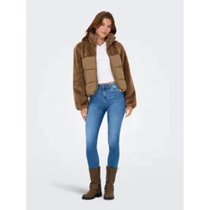 Only 15292945 Kadin Mont - Kahverengi