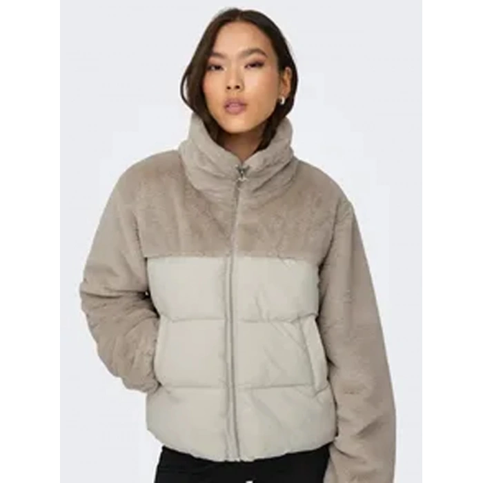 Only 15292945 Kadin Mont - Krem