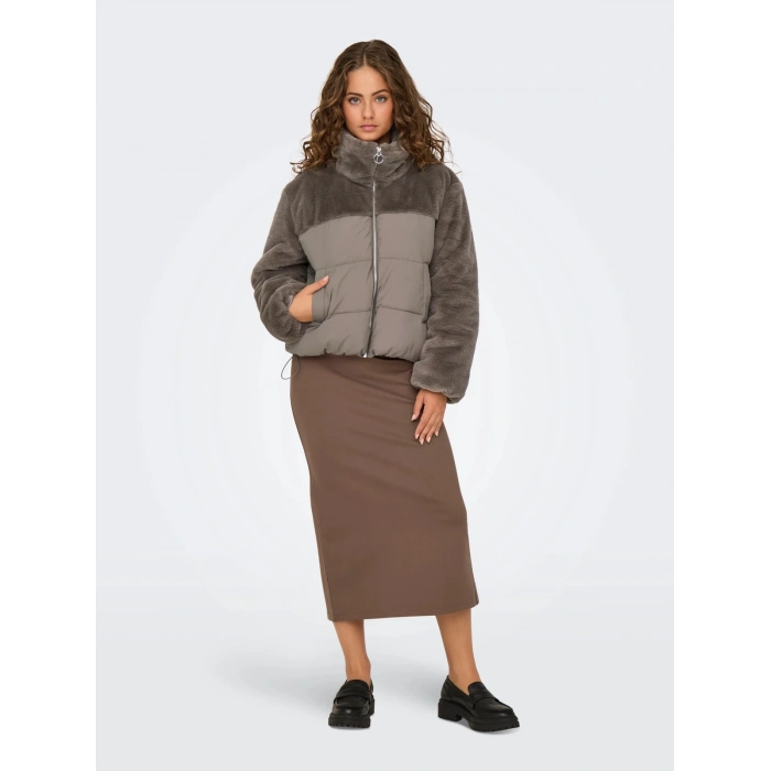 Only 15292945 Kadin Mont - Toprak