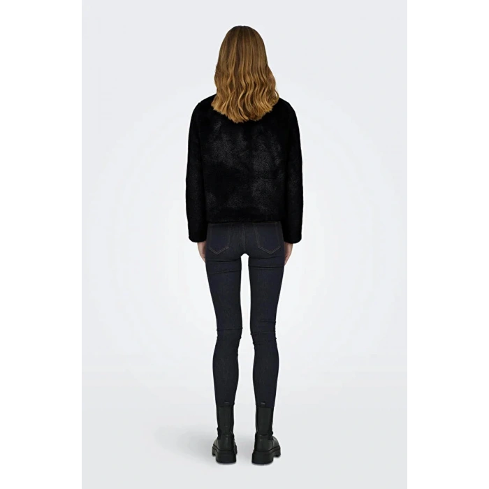 Only 15295423 Kadin Mont - Siyah