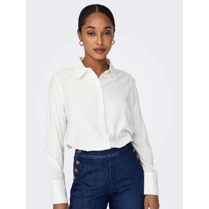 Only 15320243 Kadin Gomlek - Beyaz