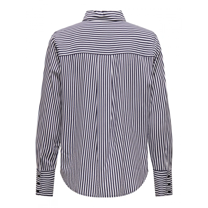 Only 15320243 Kadin Gomlek - Lacivert Cizgili