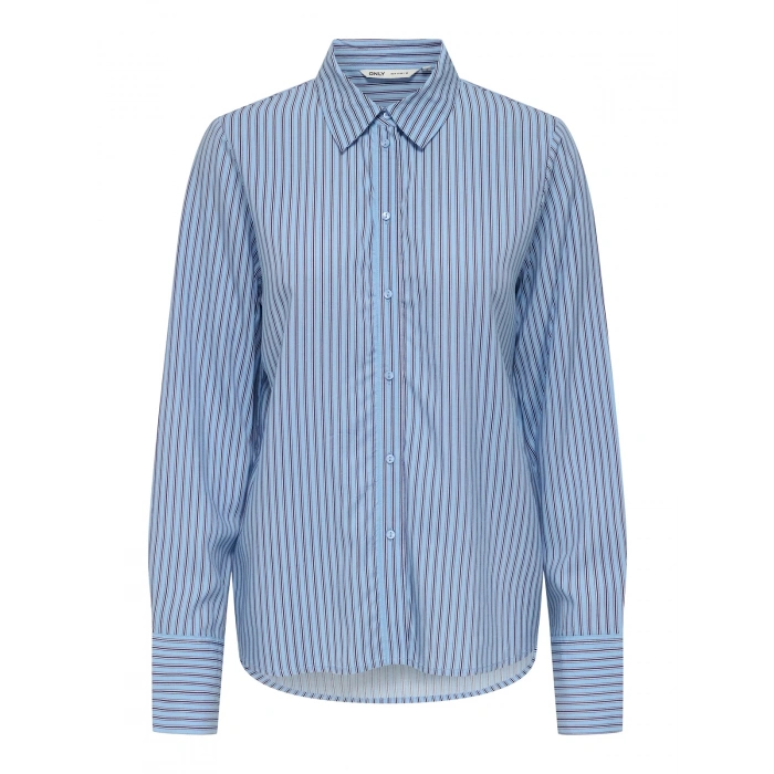Only 15320243 Kadin Gomlek - Mavi Cizgili