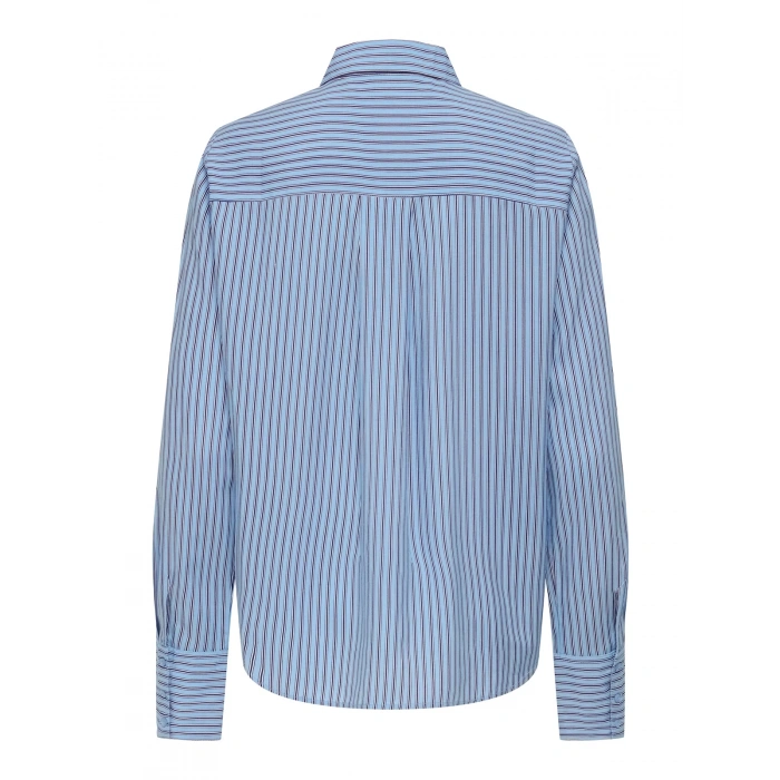 Only 15320243 Kadin Gomlek - Mavi Cizgili