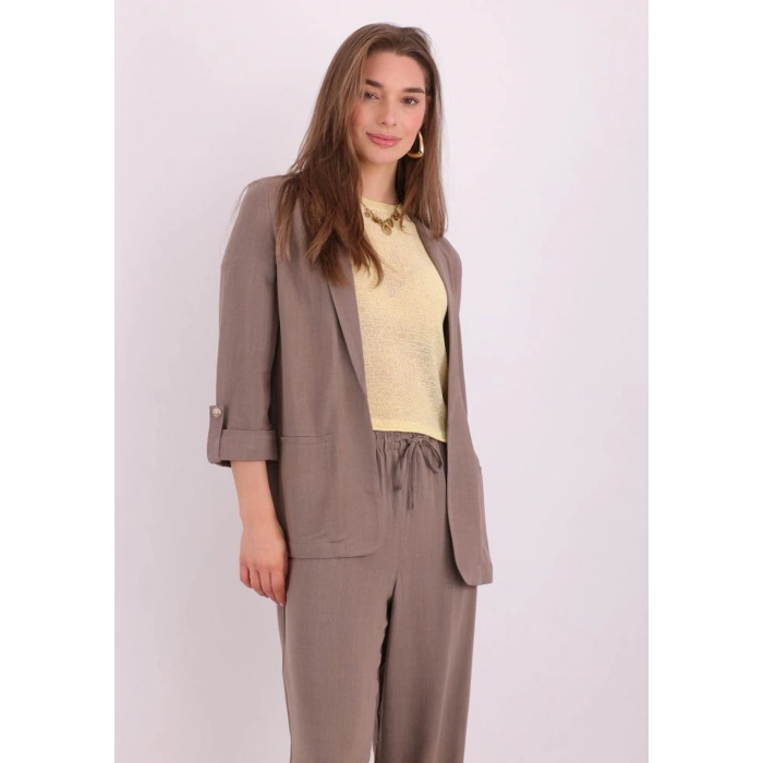 Only 15322274 Kadin Blazer Ceket - Sutlu Kahve