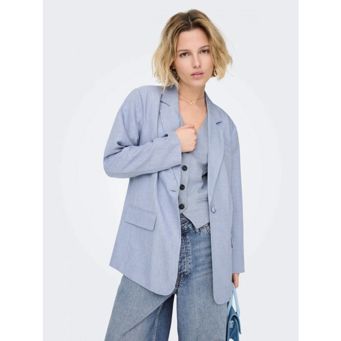 Only 15328158 Kadin Blazer Ceket - Mavi