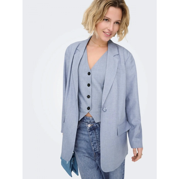 Only 15328158 Kadin Blazer Ceket - Mavi