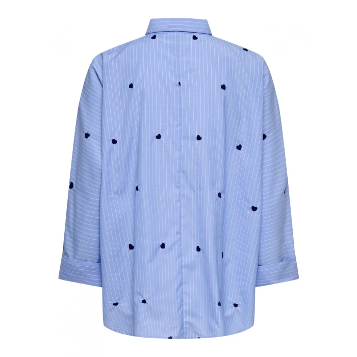 Only 15344336 Kadin Gomlek - Mavi Lacivert