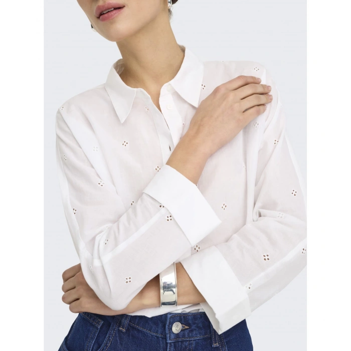 Only 15344769 Kadin Gomlek - Beyaz