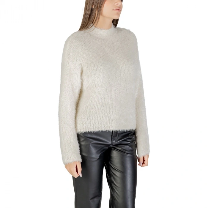 Only 15350651 Kadin Triko - Krem