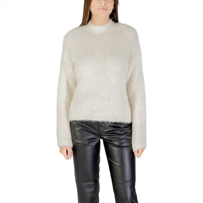 Only 15350651 Kadin Triko - Krem