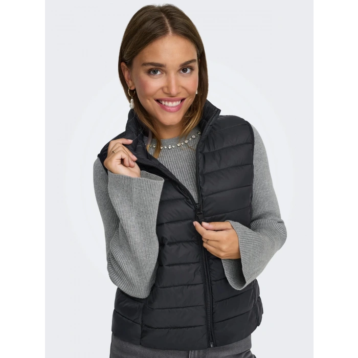 Only 15351970 Kadin Yelek - Siyah