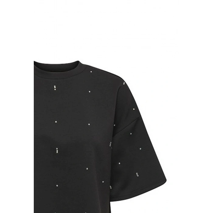 Only 15353293 Kisa Kol Kadin Sweat - Siyah