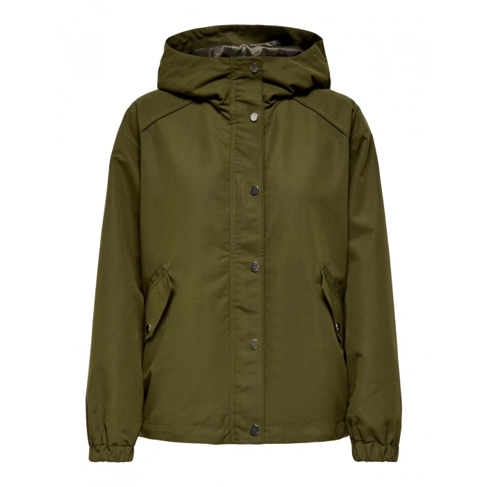 Only 15354468 Kapsonlu Kadin Mont - Haki