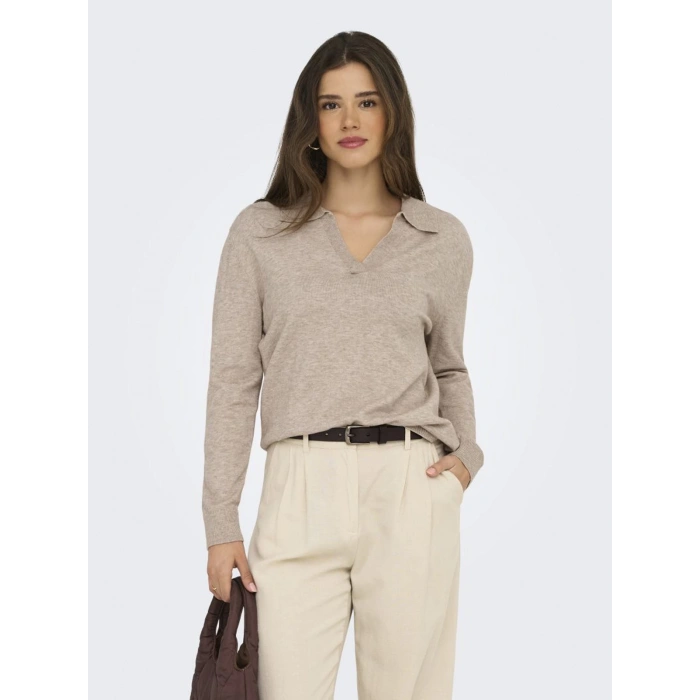 Only 15354843 Kadin Triko - Bej