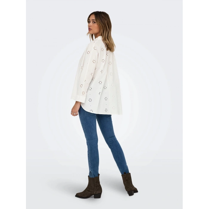 Only 15360467 Kadin Gomlek - Ekru