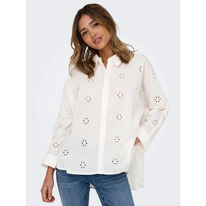 Only 15360467 Kadin Gomlek - Ekru