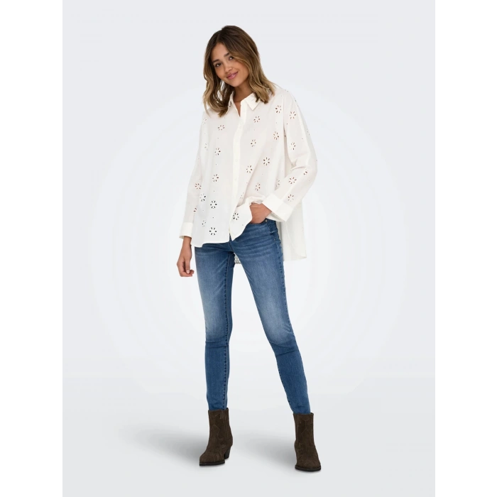 Only 15360467 Kadin Gomlek - Ekru