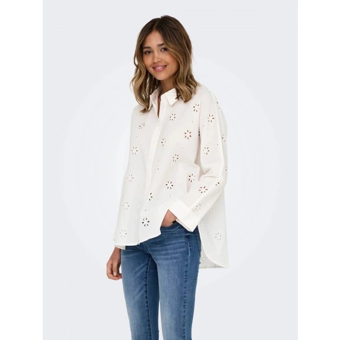 Only 15360467 Kadin Gomlek - Ekru