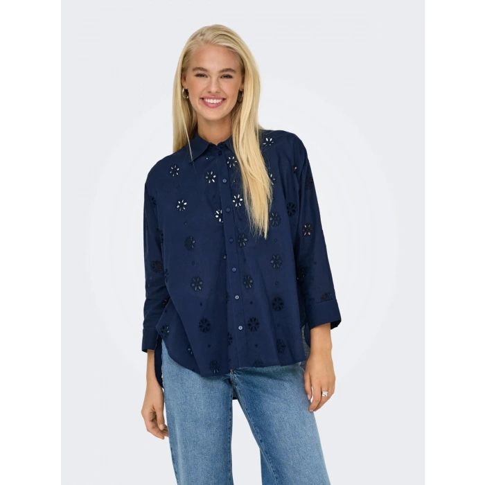 Only 15360467 Kadin Gomlek - Lacivert