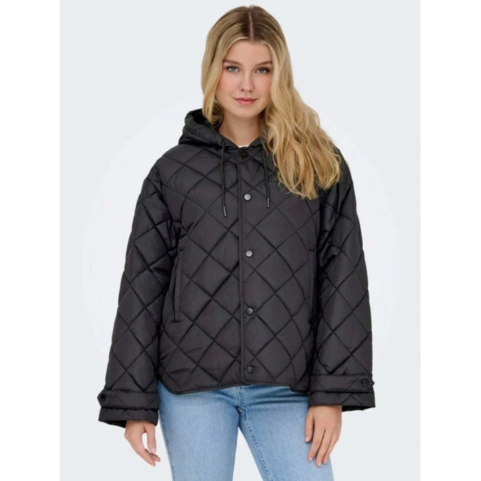 Only 15366264 Kadin Mont - Siyah