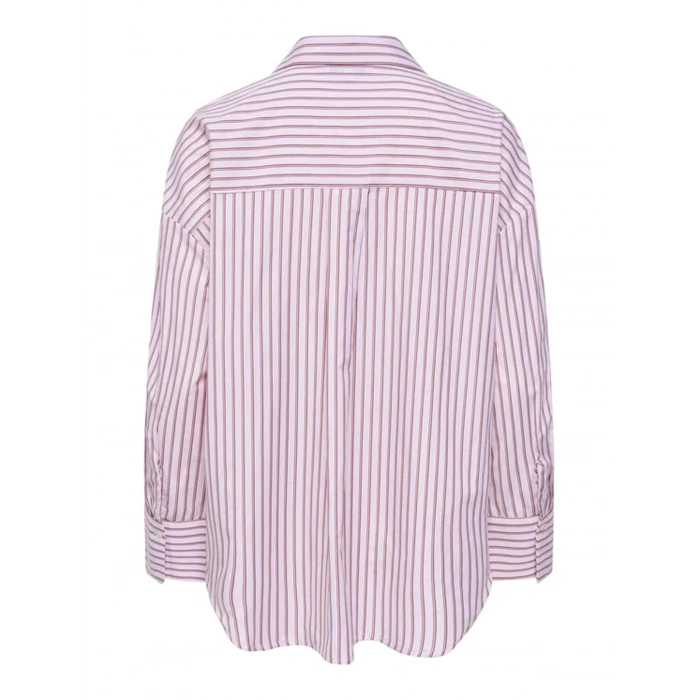 Only 15367554 Kadin Gomlek - Pembe Cizgili