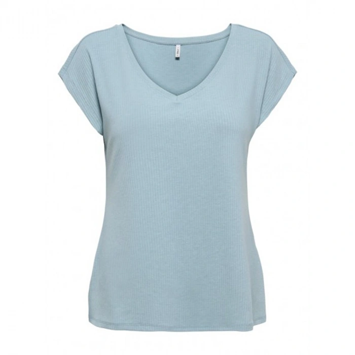 Only 15367570 Genis Yaka Kadin Body - Yesil