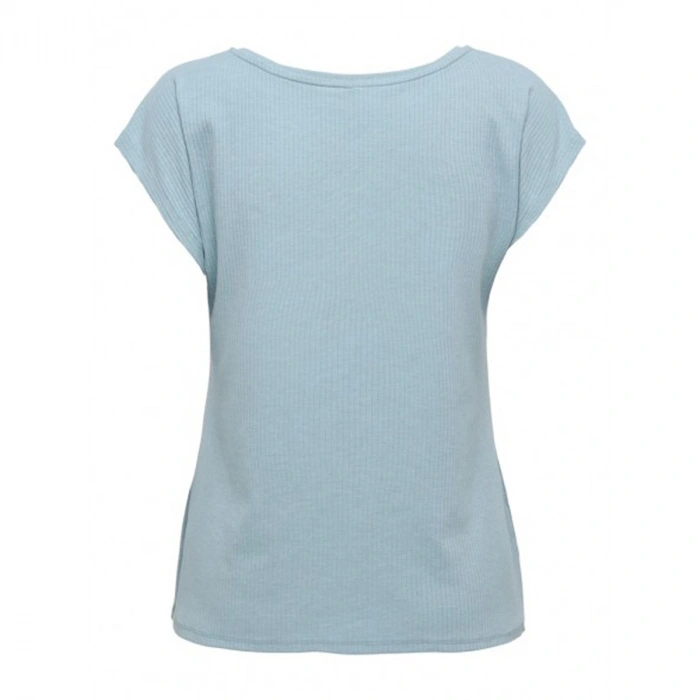 Only 15367570 Genis Yaka Kadin Body - Yesil