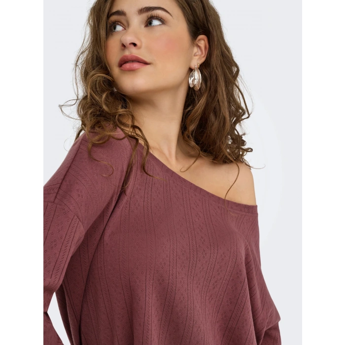 Only 15367602 Uzun Kol Kadin Body - Gul Kurusu