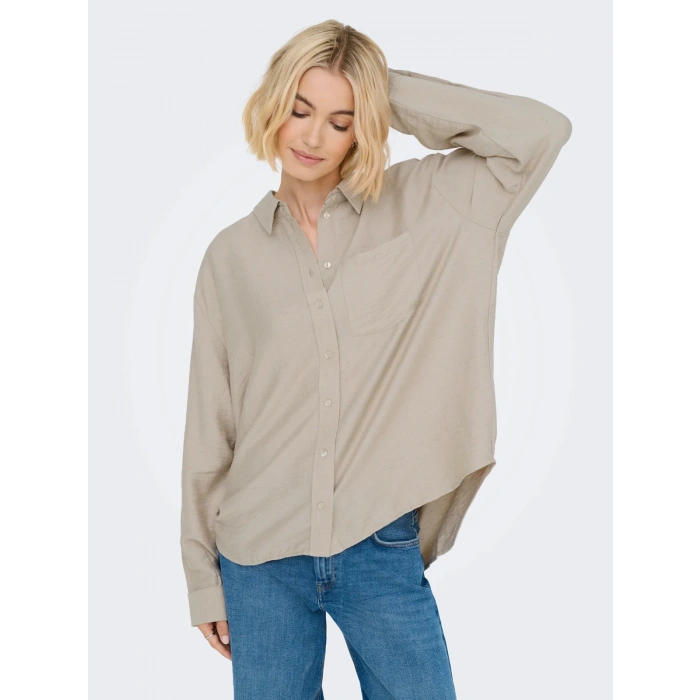 Only 15368603 Kadin Gomlek - Bej