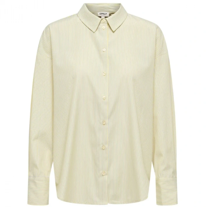 Only 15371244 Kadin Gomlek - Sari Cizgili