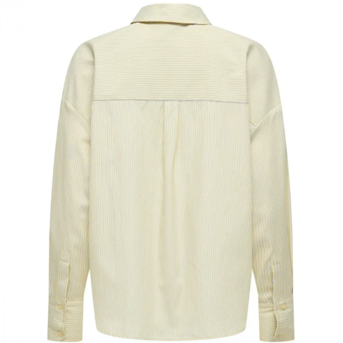 Only 15371244 Kadin Gomlek - Sari Cizgili