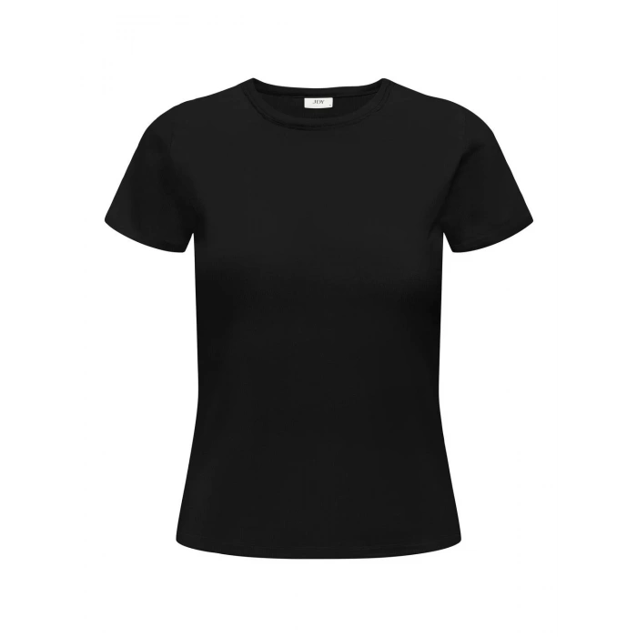 Only Jdy 15314449 0 Yaka Yatay Cizgili Kadın Body - Siyah