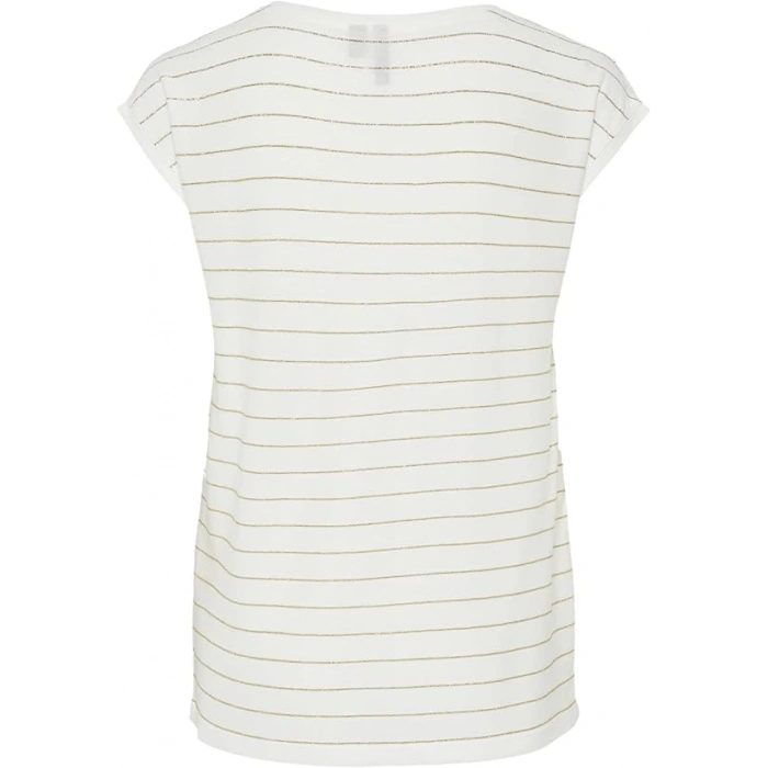 Only Pieces 17078572 Genis Yaka Kolsuz Bayan Body - Ekru