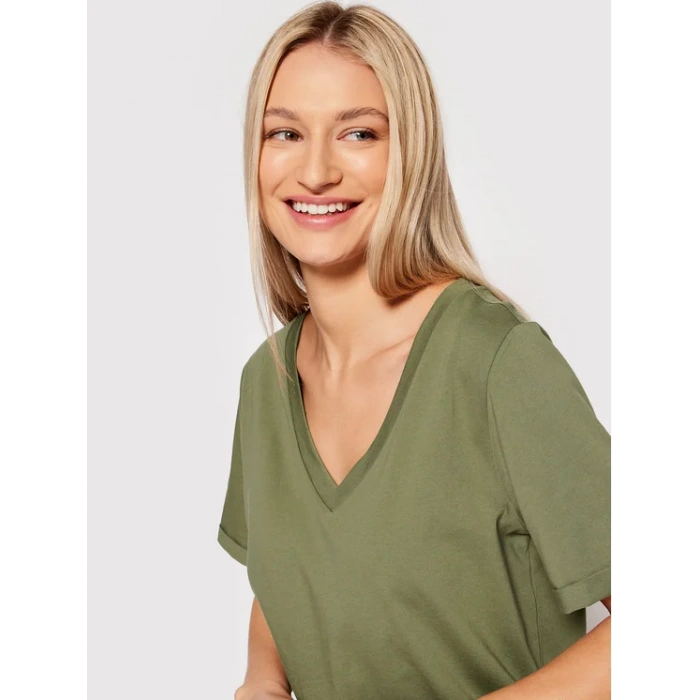 Only Pieces 17120455 V Yaka Kadin Body - Haki