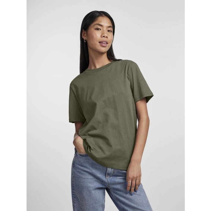 Only Pieces 17140802 0 Yaka Kadin Body - Acik Haki