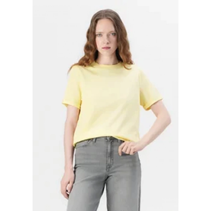 Only Pieces 17140802 0 Yaka Kadin Body - Acik Sari