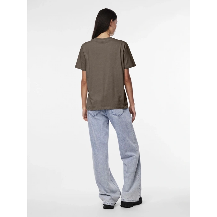 Only Pieces 17140802 0 Yaka Kadin Body - Kahverengi