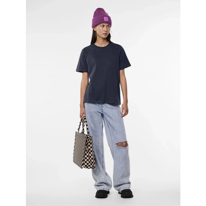 Only Pieces 17140802 0 Yaka Kadin Body - Lacivert